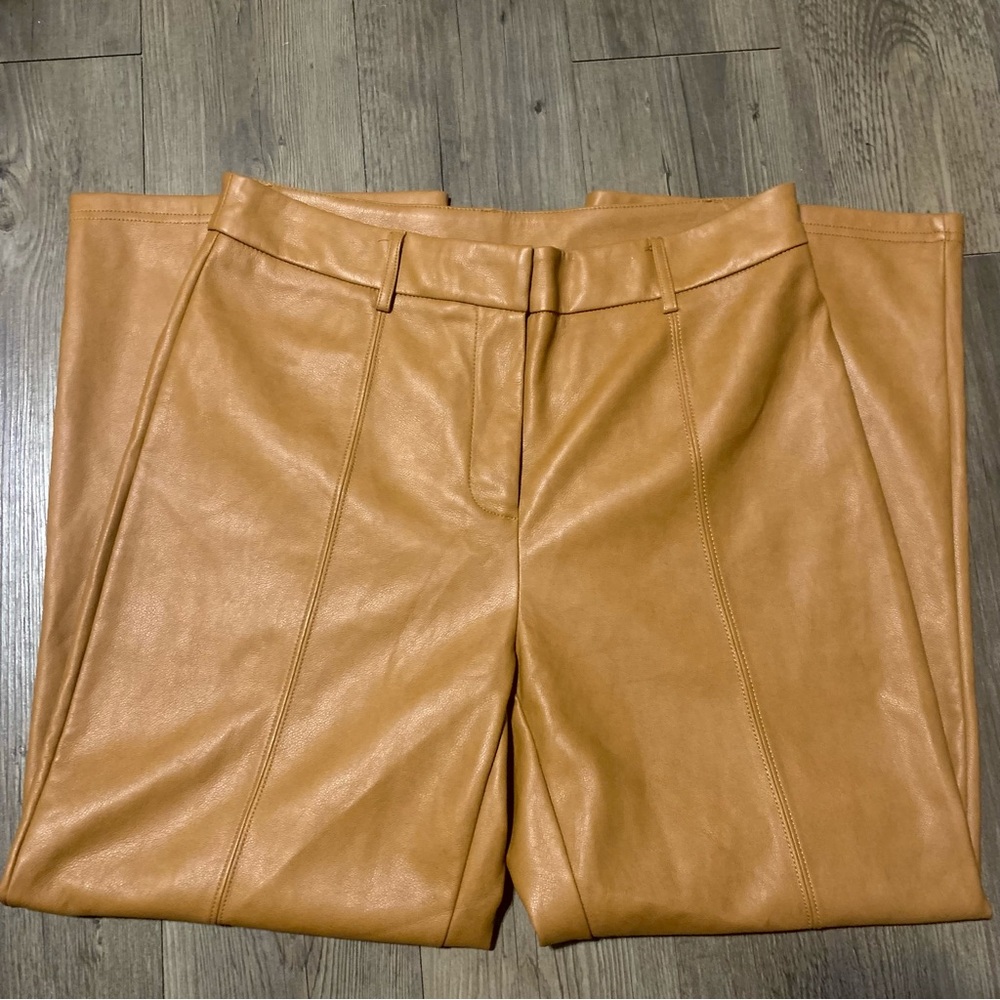 SOLD - 7ForAllMankind - Faux Leather Wide Leg Pants